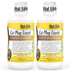Vital Earth Cal-Mag Liquid 32 oz bottle on white background