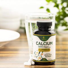 USA-bottled calcium 1200 mg with vitamin D3 bottle