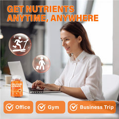 Calcium gummies for adults, suitable for women and men