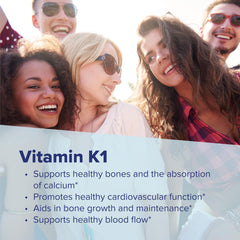 Calcium absorption support with Vitamin K1