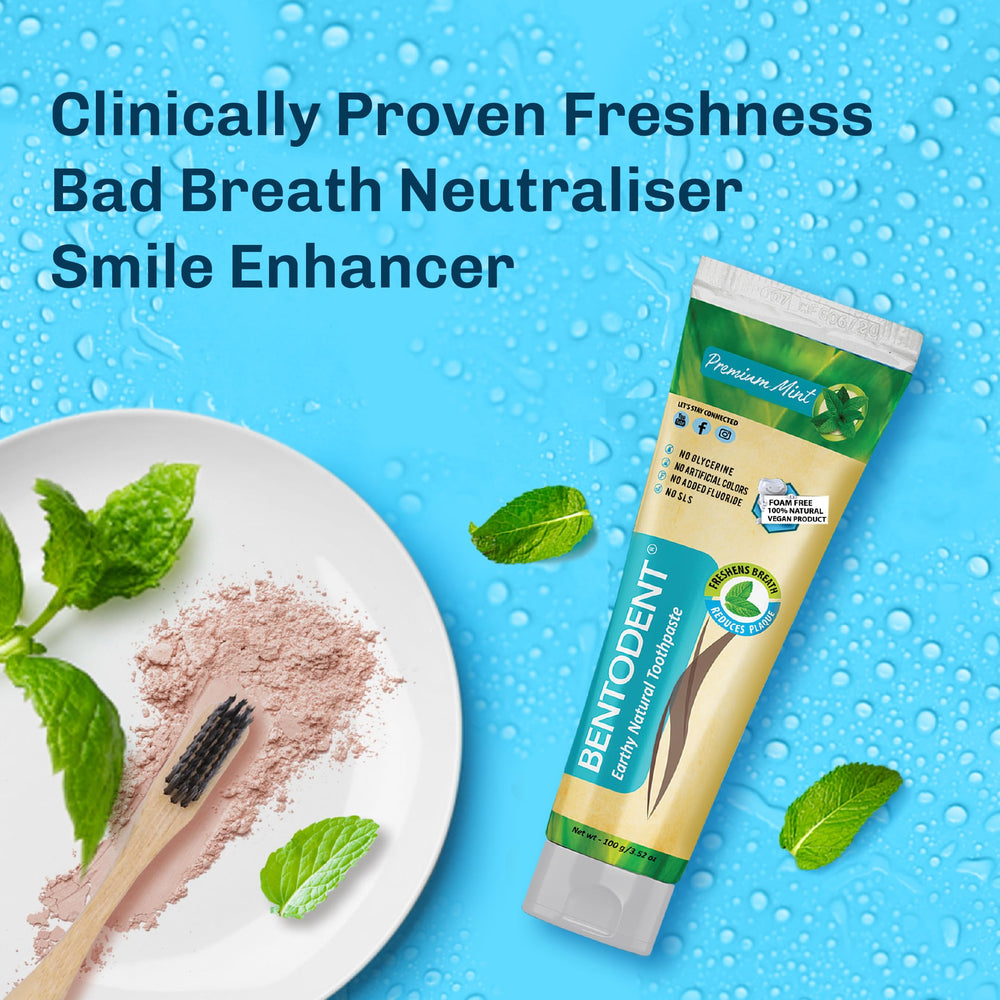 Calcium bentonite clay remineralizing toothpaste ingredients