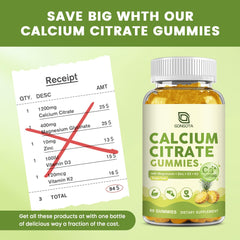 60-count bottle labeled sugar-free pineapple flavor