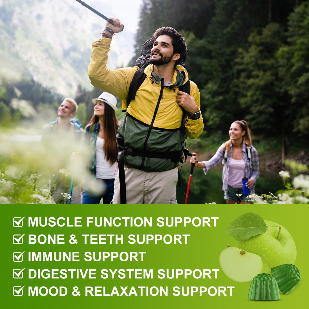 Ingredient label for the Calcium Citrate Gummies