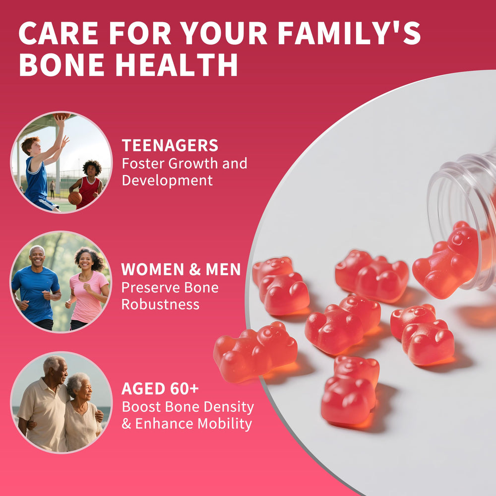Sugar-free vegan gummies for bone support