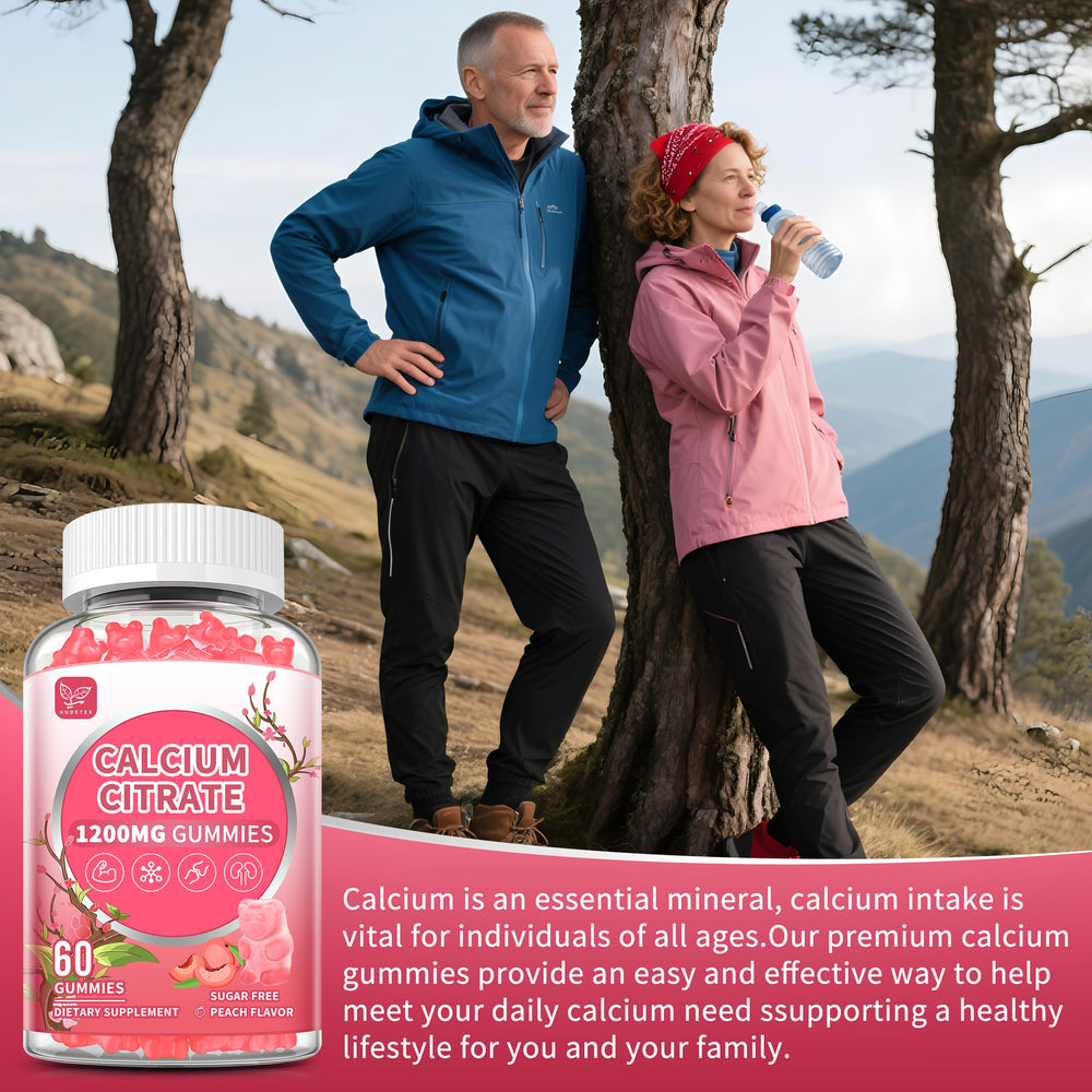 Gummies aiding bone density and enamel protection