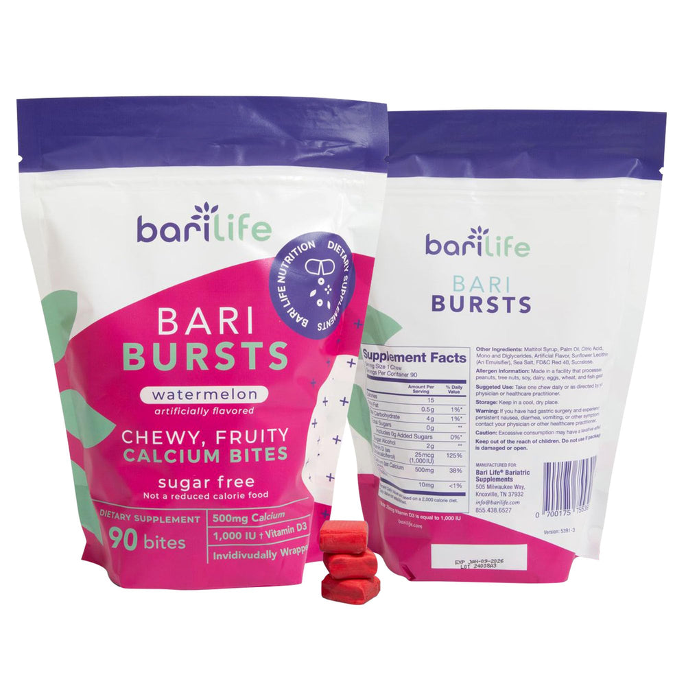 Bari Life BariBurst Calcium Citrate packaging close-up