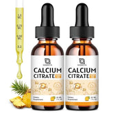 Calcium Citrate Drops 1200mg with Vitamin D3 1oz 2-pack front view