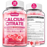 Bottle of Calcium Citrate Gummies 1200 mg for adults