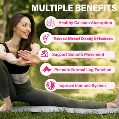 Two gummies shown as daily serving