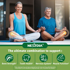 Nutrition label for Calcium Citrate 1200mg gummies