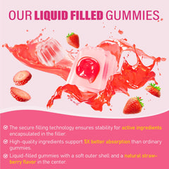 Sealed resealable bottle of vegan calcium citrate gummies