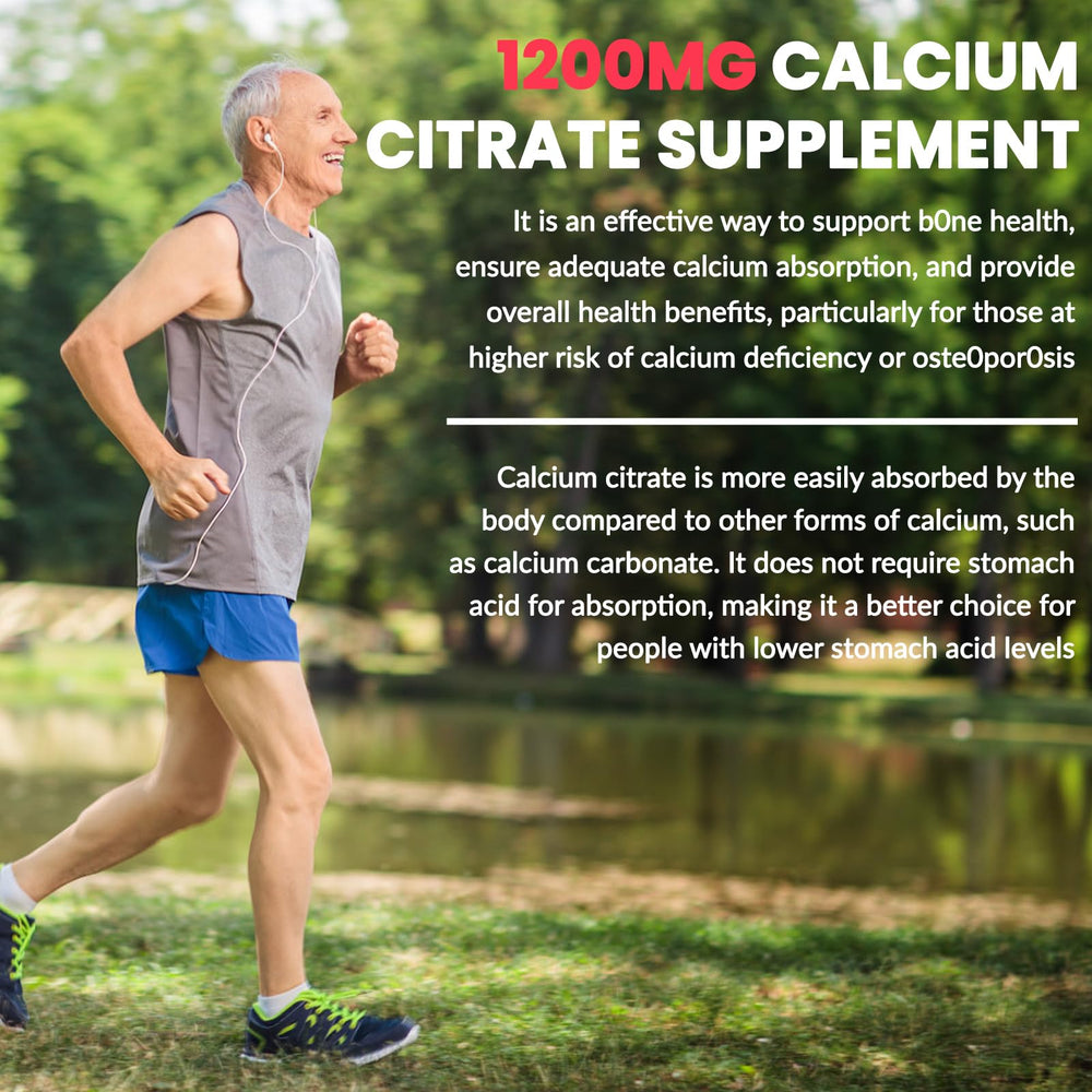 Sugar-free vegan calcium citrate gummies displayed on white background