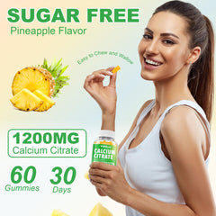 Third-party tested, GMP-certified facility calcium citrate gummies