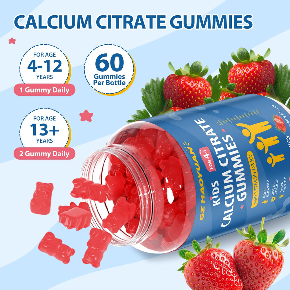 Sugar-free strawberry gummies with no artificial colors or flavors