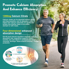 Calcium citrate gummies with magnesium and zinc for immune and muscle support