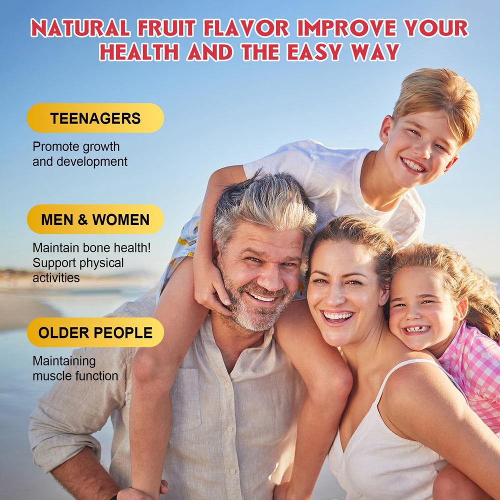 Packaging: 2-pack bottle of raspberry calcium citrate gummies