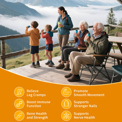 Two-pack box of calcium citrate gummies with orange flavor