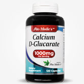 Bottle of Calcium d-glucarate 1000mg with 120 capsules