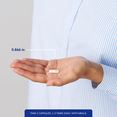 Nutrition facts label for Calcium-D-Glucarate