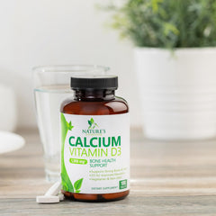 180 tablets packaging for calcium with D3