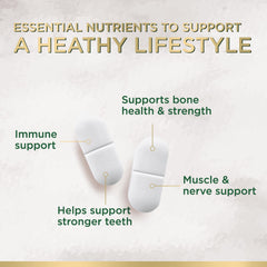 Calcium D3 absorption-optimized formula illustration