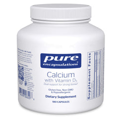 Pure Encapsulations Calcium with Vitamin D3 bottle – 180 capsules