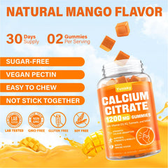 GMP-certified calcium gummies with immune support