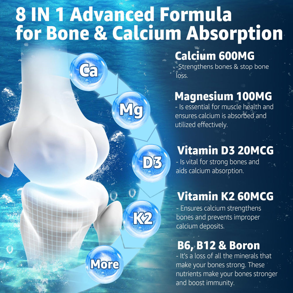 Active woman taking calcium gummies for bone health