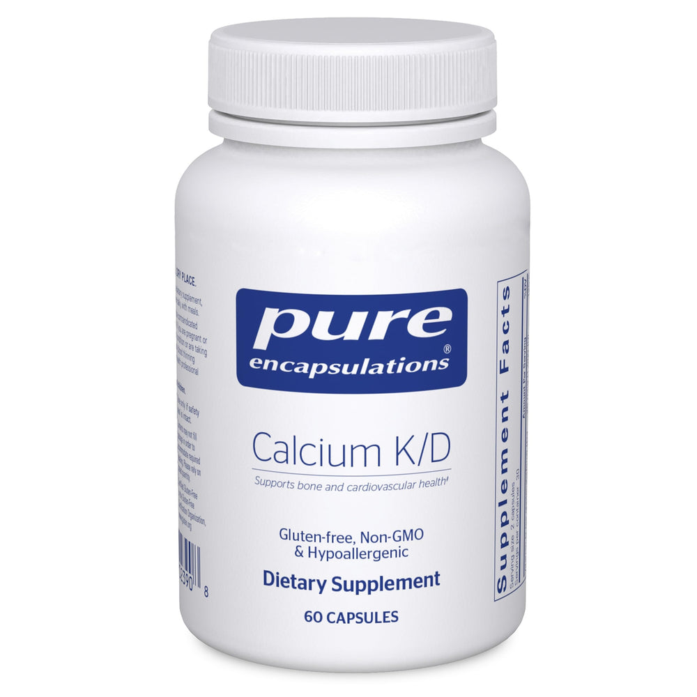 Illustration showing Calcium K/D supporting bone health