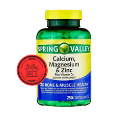 Calcium Magnesium Zinc with Vitamin D3 supplement bottle