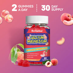 Box of 120-count calcium magnesium zinc vitamin D3 gummies