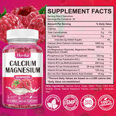 Front packaging view of Calcium Magnesium Zinc Gummies