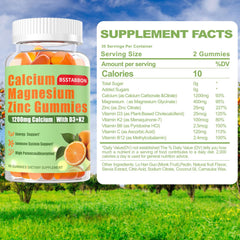 Close-up of orange-flavored gummies