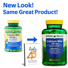 Calcium mini softgels for bone health