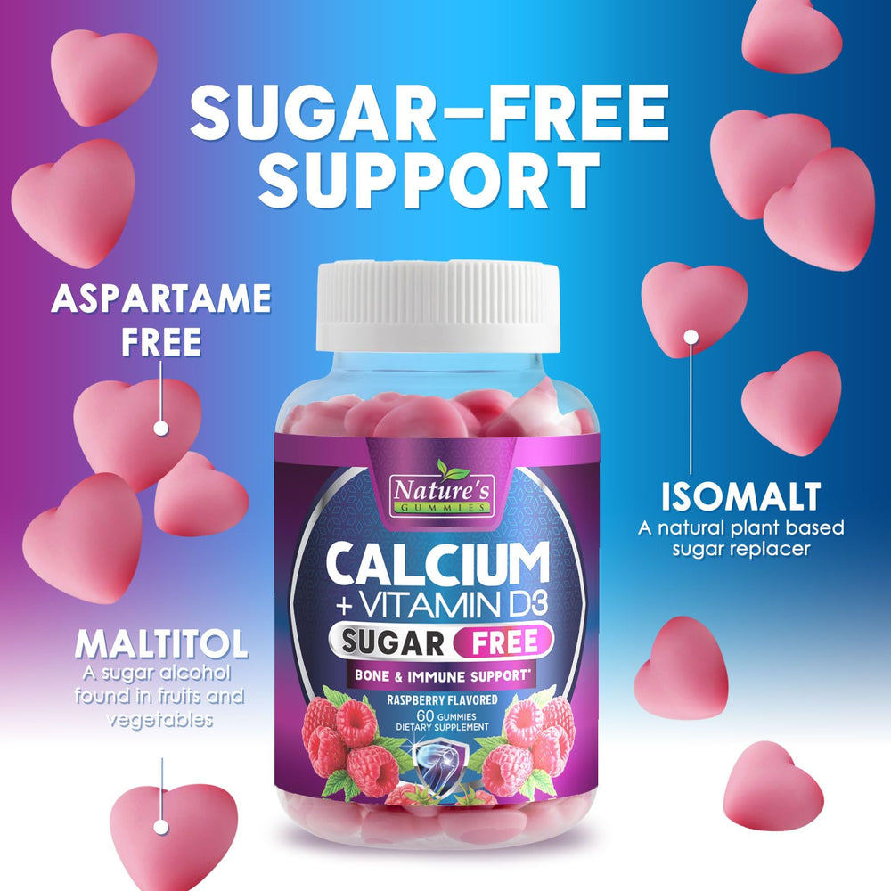 Adult calcium gummies supporting immune health