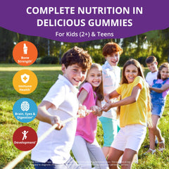 Calcium, Vitamin D3 and K2 with minerals infographic