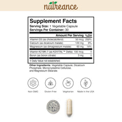 Product label showing Non-GMO, Vegetarian and Gluten-Free icons