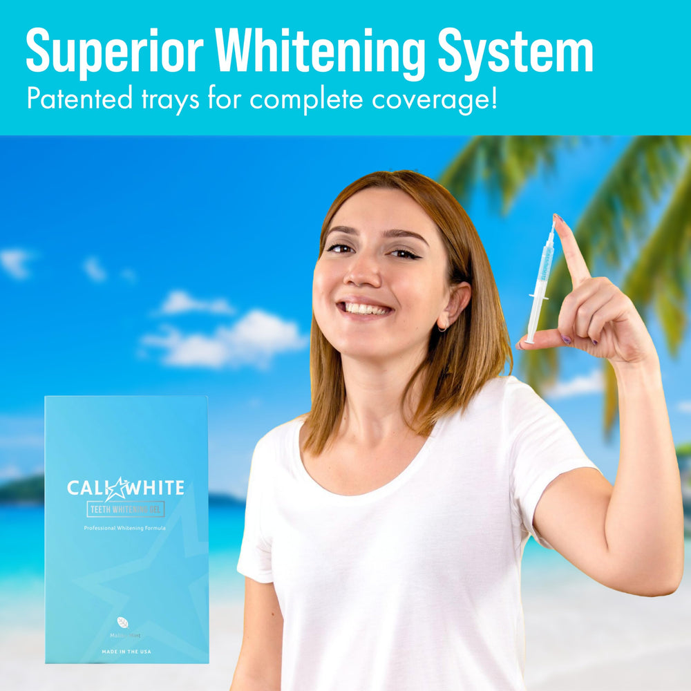 Uniform whitening tray coverage using the gel refill