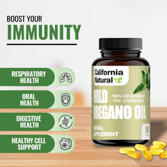 California Natural Wild Oregano Oil packaging