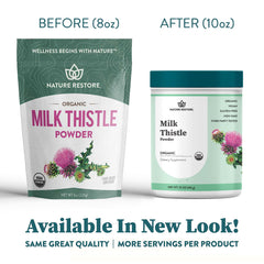 Ingredients list for Nature Restore Milk Thistle Seed Powder