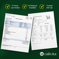 Calivita ParaProteX USA manufacturing facility badge demonstrating safety.