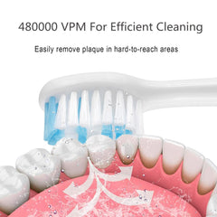 White CALLYSONIC sonic toothbrush - side view