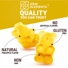 Back packaging with nutrition and barcode