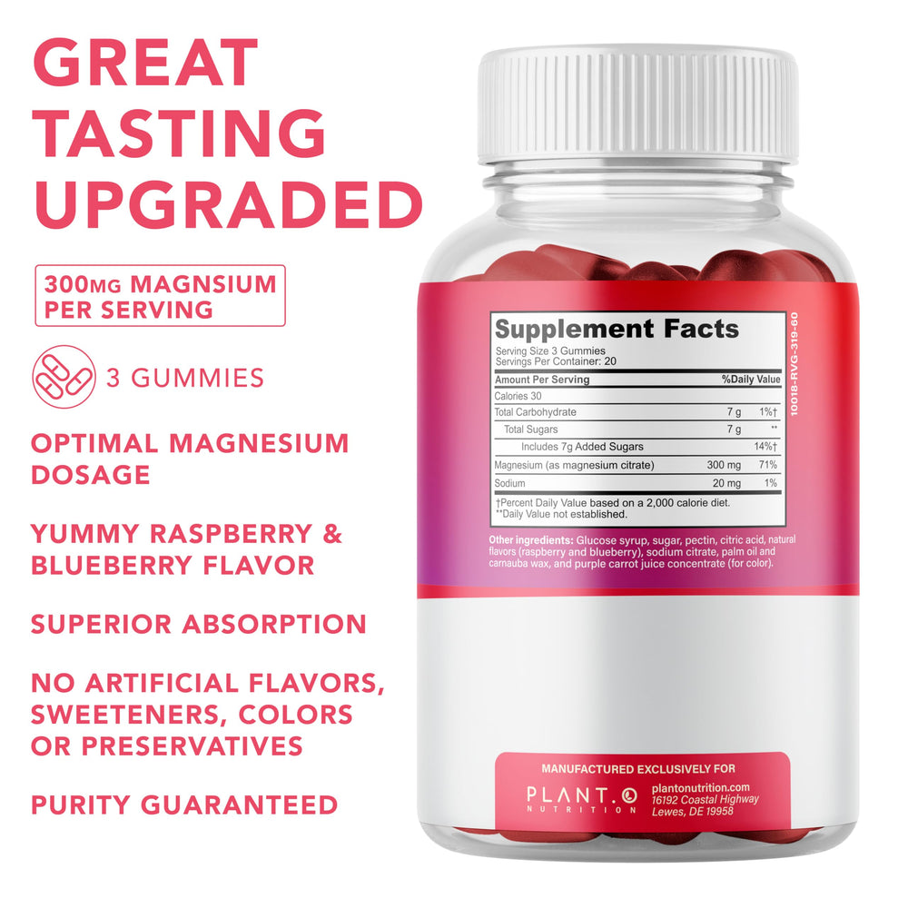 Close-up of Calm Magnesium Gummies 300 mg per serving