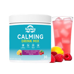 Front label of Calm Magnesium Powder tub