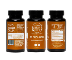 Happy Healthy Hippie branding with calm mood imagery