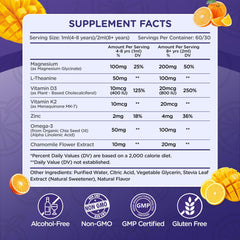 Graphic depicting relaxation and sleep support for children