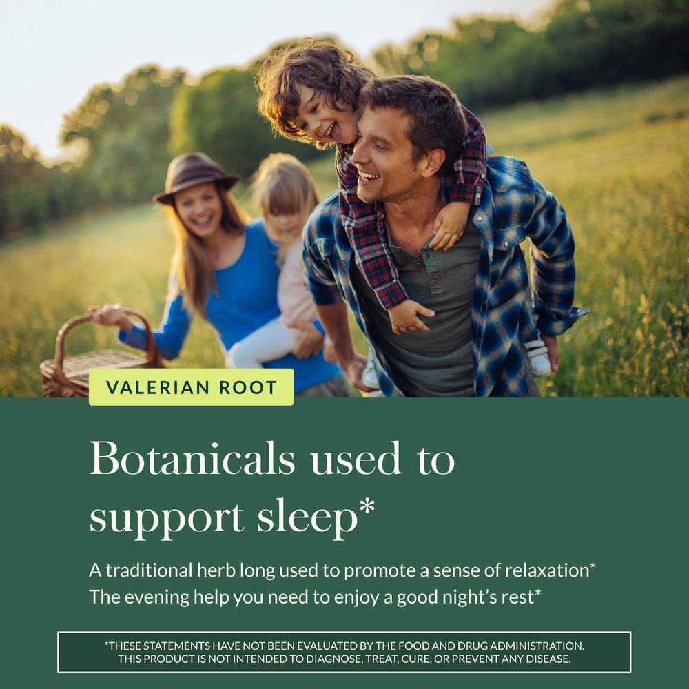 Graphic showing calming sleep formula