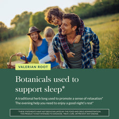 Graphic showing calming sleep formula