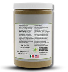 Canary seed milk bottle label highlighting 16 oz and vegan, non-GMO